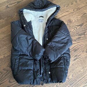 Old Navy Black Puffer Coat
